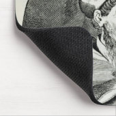 Porträt von Amerigo Vespucci Mousepad (Ecke)