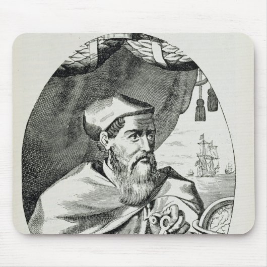 Porträt von Amerigo Vespucci Mousepad (Vorne)