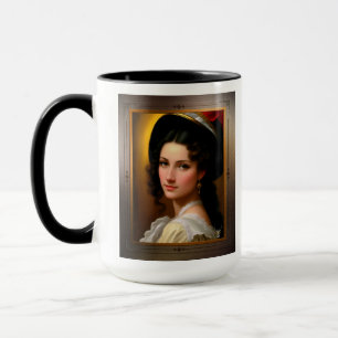 Porträt von Andrea Heshenburg von Xzendor7 Tasse