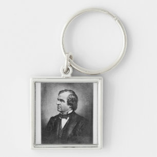 Porträt von Andrew Johnson Schlüsselanhänger