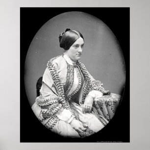 Porträt von Ann "Nannie" Macomb Daguerreotype 1850 Poster