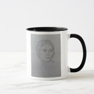 Porträt von Anna Pavlova, 1908 Tasse