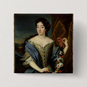 Porträt von Anne de Baviere Button