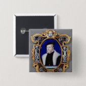 Porträt von Anne, erster Herzog von Montmorency Button (Vorne & Hinten)