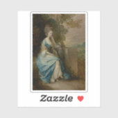 Porträt von Anne, Gräfin von Chesterfield Aufkleber (Blatt)