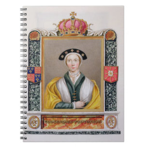 Porträt von Anne von Cleves (1515-57) 4. Königin Notizblock