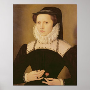 Porträt von Anne Waltham, 1572 Poster
