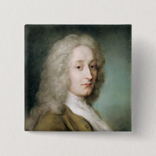Porträt von Antoine Watteau Button