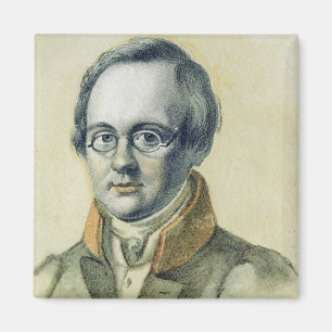 Porträt von Anton A. Delvig, 1830 Magnet