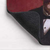 Porträt von Anton Grigoryevich Rubinstein, 1881 Mousepad (Ecke)