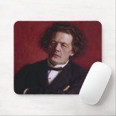Porträt von Anton Grigoryevich Rubinstein, 1881 Mousepad (Mit Mouse)
