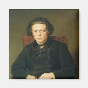 Porträt von Anton Rubinstein 1870 Magnet