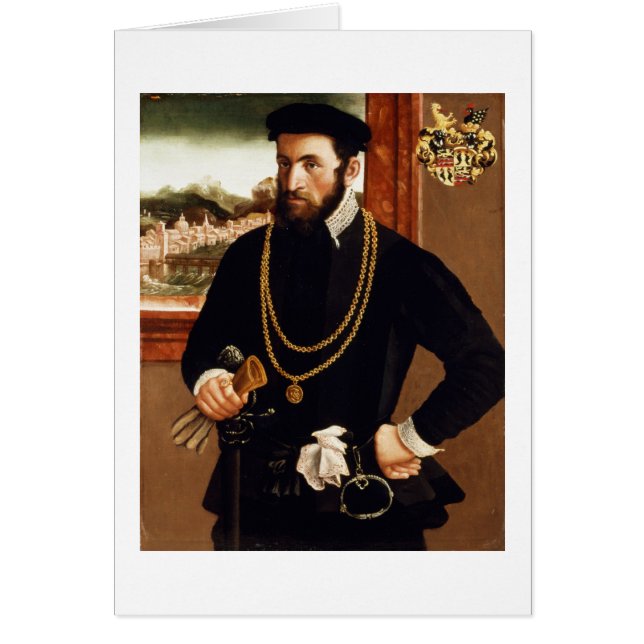 Porträt von Anton Rummel von Liechtenan (Vorne)