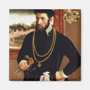 Porträt von Anton Rummel von Liechtenan Magnet