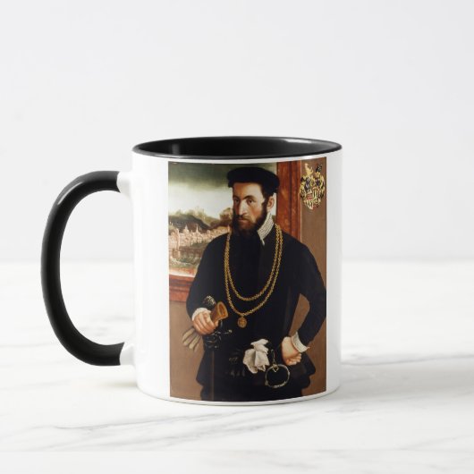 Porträt von Anton Rummel von Liechtenan Tasse (Links)