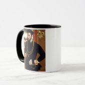 Porträt von Anton Rummel von Liechtenan Tasse (Vorderseite Links)