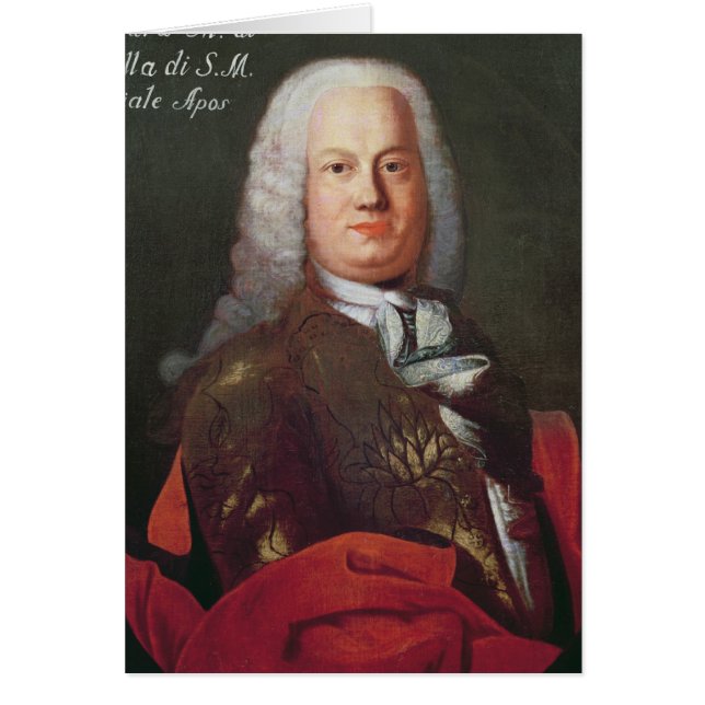 Porträt von Antonio Caldara (Vorne)