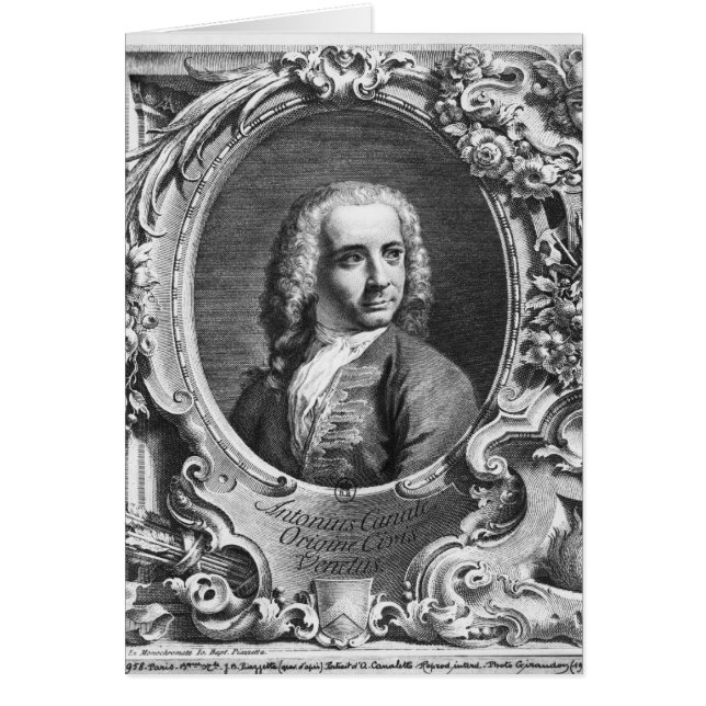 Porträt von Antonio Canaletto (Vorne)