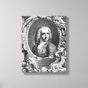 Porträt von Antonio Canaletto Leinwanddruck