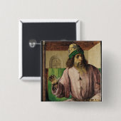 Porträt von Aristoteles, c.1475 Button (Vorne & Hinten)