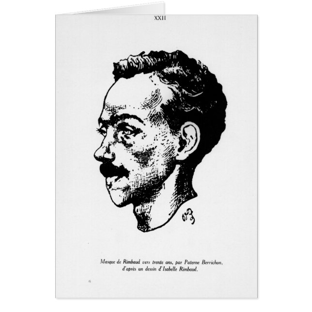 Porträt von Arthur Rimbaud (Vorne)