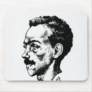 Porträt von Arthur Rimbaud Mousepad