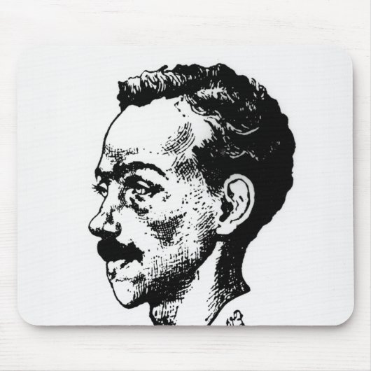 Porträt von Arthur Rimbaud Mousepad (Vorne)