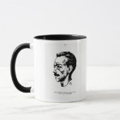 Porträt von Arthur Rimbaud Tasse (Links)