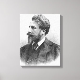 Porträt von Arthur Schnitzler Leinwanddruck