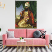 Porträt von Asker-Khan, Botschafter Persiens Leinwanddruck (Insitu (Wohnzimmer))
