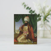 Porträt von Asker-Khan, Botschafter Persiens Postkarte (Stehend Vorderseite)