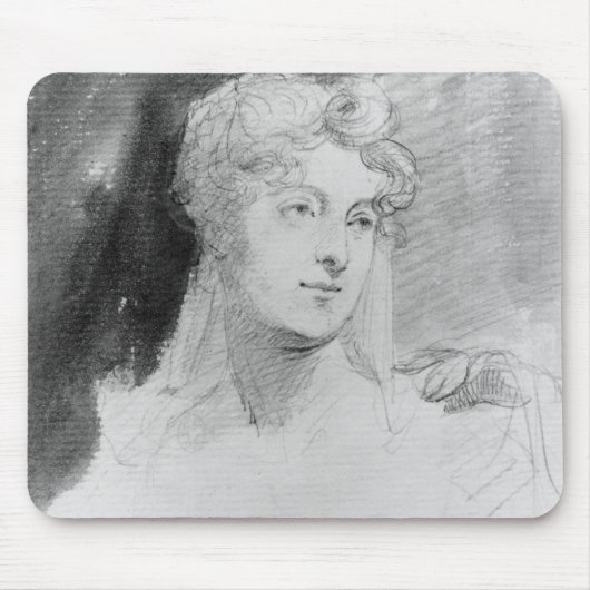 Porträt von Augusta Leigh Mousepad (Vorne)
