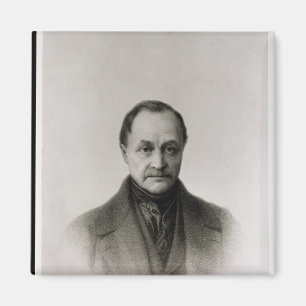 Porträt von Auguste Comte, französischer Philoso Magnet