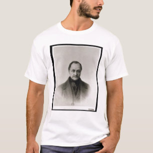 Porträt von Auguste Comte, französischer Philoso T-Shirt