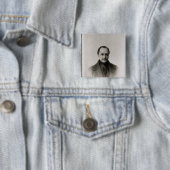 Porträt von Auguste Comte, französischer Philosoph Button (Beispiel)