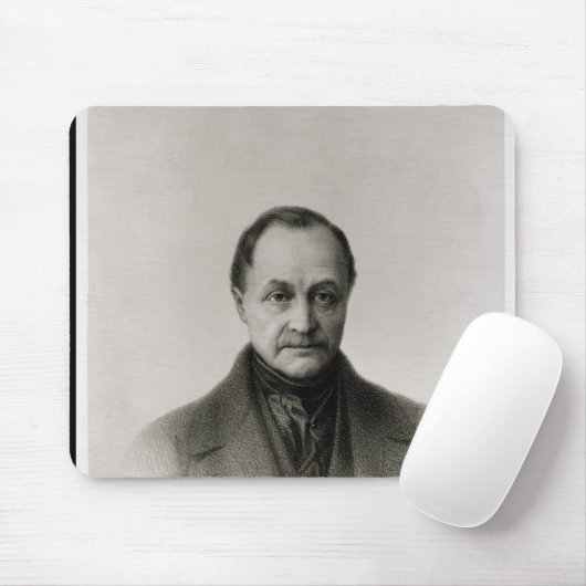 Porträt von Auguste Comte, französischer Philosoph Mousepad (Mit Mouse)