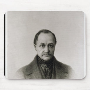 Porträt von Auguste Comte, französischer Philosoph Mousepad