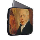 Porträt von Ben Marshall (1767-1835) (Öl auf canva Laptopschutzhülle (Vorne Rechts)