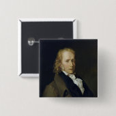 Porträt von Benjamin Constant de Rebecque Button (Vorne & Hinten)