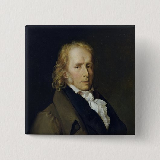Porträt von Benjamin Constant de Rebecque Button (Vorderseite)