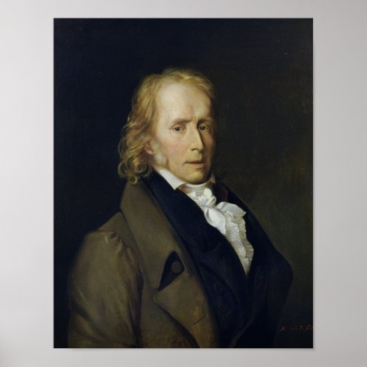 Porträt von Benjamin Constant de Rebecque Poster (Vorne)