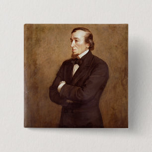 Porträt von Benjamin Disraeli Button