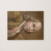 Porträt von Benjamin Franklin (1706-90), von 'Le Puzzle (Horizontal)