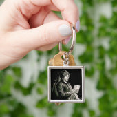 Porträt von Benjamin Franklin, 1777 Schlüsselanhänger (Hand)