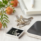 Porträt von Benjamin Franklin, 1777 Schlüsselanhänger (Seite)