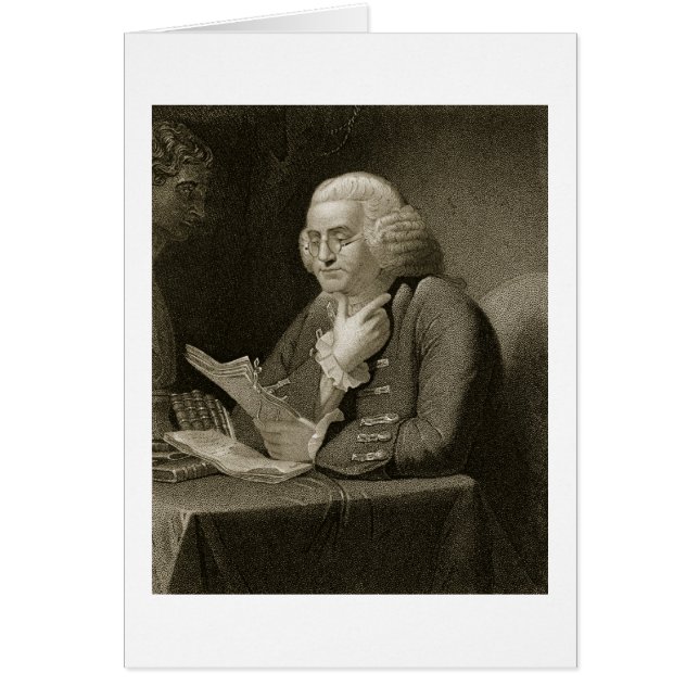 Porträt von Benjamin Franklin, graviert von Thomas (Vorne)