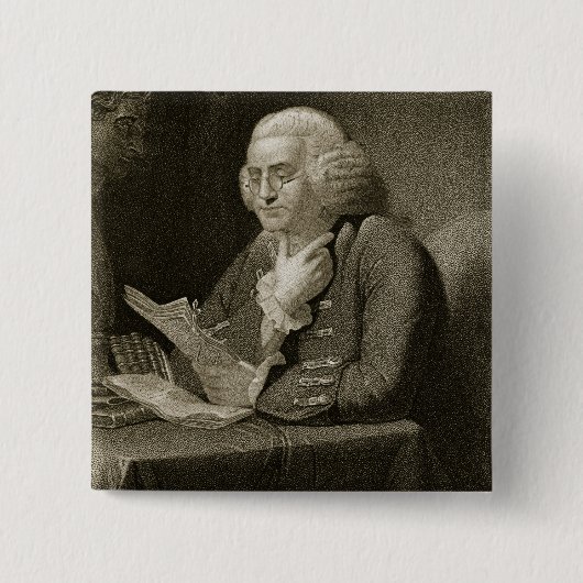 Porträt von Benjamin Franklin, graviert von Thomas Button (Vorderseite)