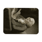 Porträt von Benjamin Franklin, graviert von Thomas Magnet (Horizontal)