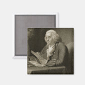 Porträt von Benjamin Franklin, graviert von Thomas Magnet (Vorderseite/Rückseite)