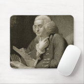 Porträt von Benjamin Franklin, graviert von Thomas Mousepad (Mit Mouse)